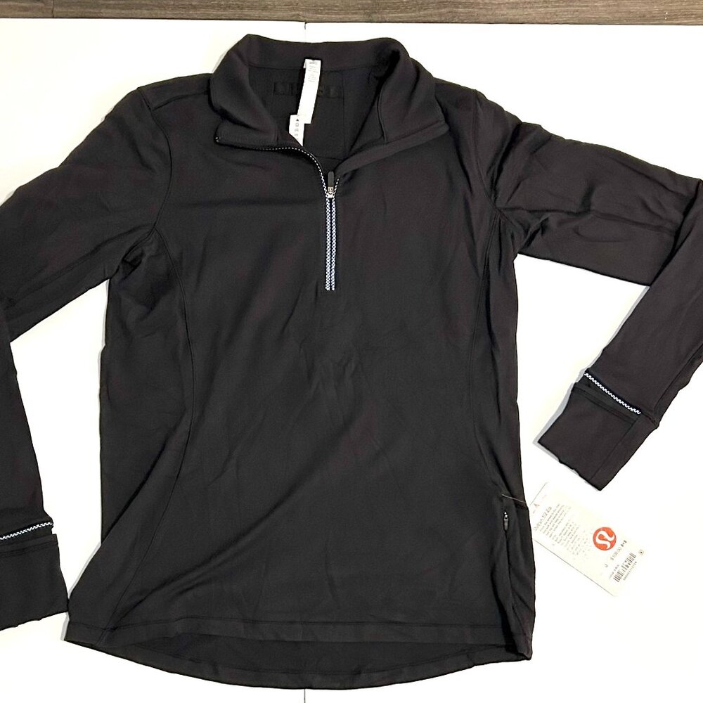 NEW LULULEMON OUTRUN 1/2 ZIP PULLOVER SIZE 10 WOMENS ACTIVEWEAR